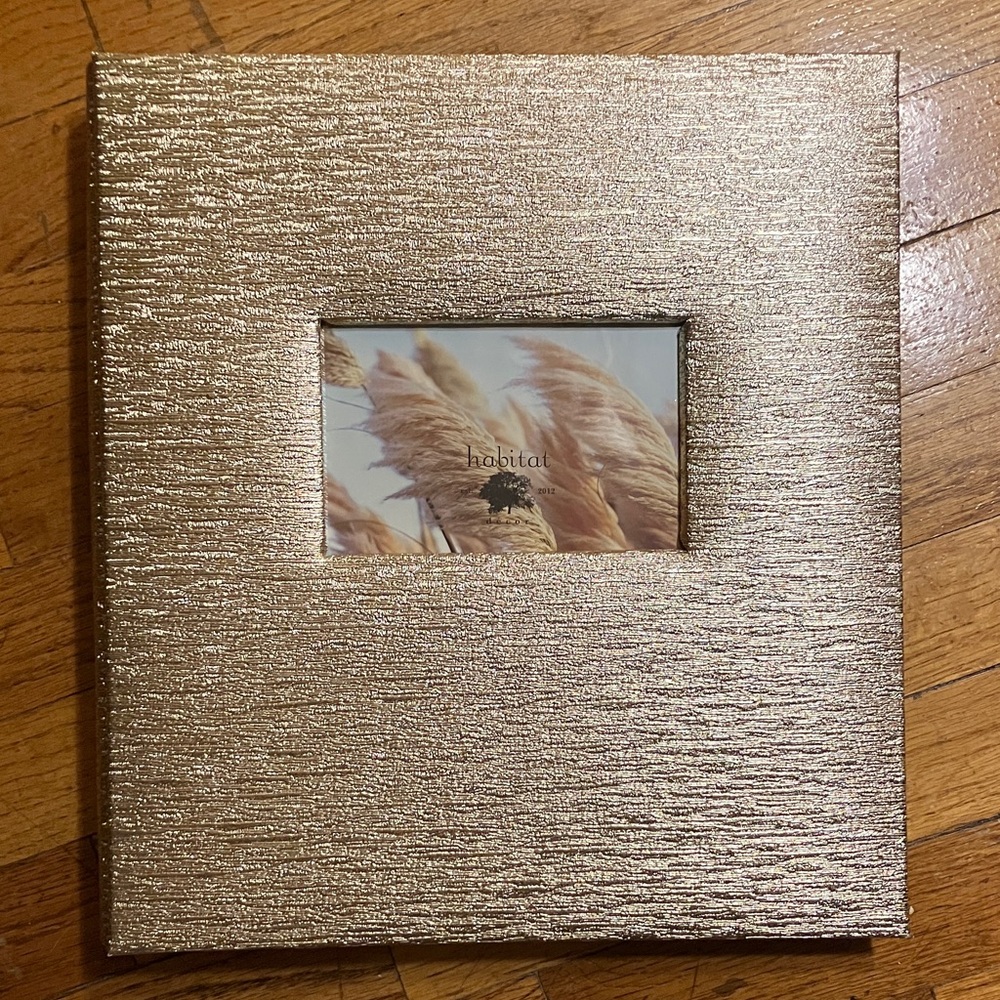 Habitat Metallic Gold Photo Frame